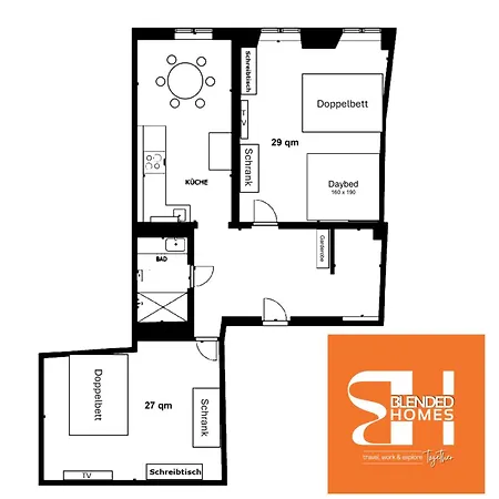 Altstadt Loft Xl I 90 Qm I 2 Schlafzimmer I 2 Arbeitsplaetze I 6 Gaeste Appartamento