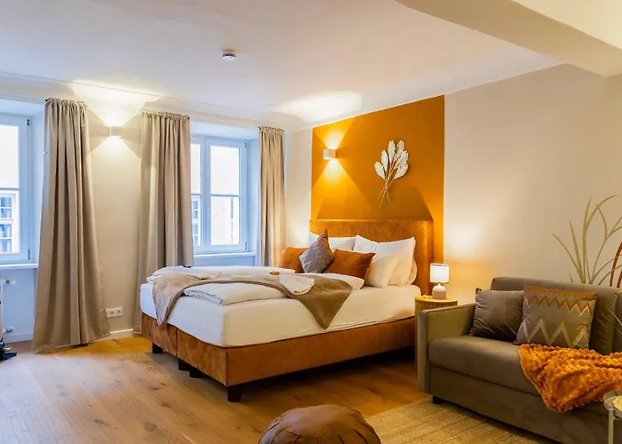 Art Loft Altstadt I 90 Qm I 2 Schlafzimmer I 2 Arbeitsplaetze I 6 Gaeste * Пассау
